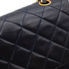 Chanel Classic Double Flap Bag Medium Lammleder Dunkelblau GHW 24k