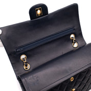 Chanel Classic Double Flap Medium Lammleder Dunkelblau GHW 24k