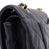 Chanel Classic Double Flap Bag Medium Lammleder Dunkelblau GHW 24k