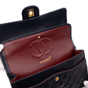 Chanel Classic Double Flap Medium Lammleder Dunkelblau GHW 24k