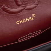 Chanel Classic Double Flap Medium Lammleder Dunkelblau GHW 24k