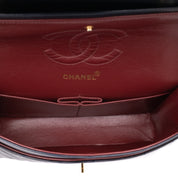Chanel Classic Double Flap Medium Lammleder Dunkelblau GHW 24k