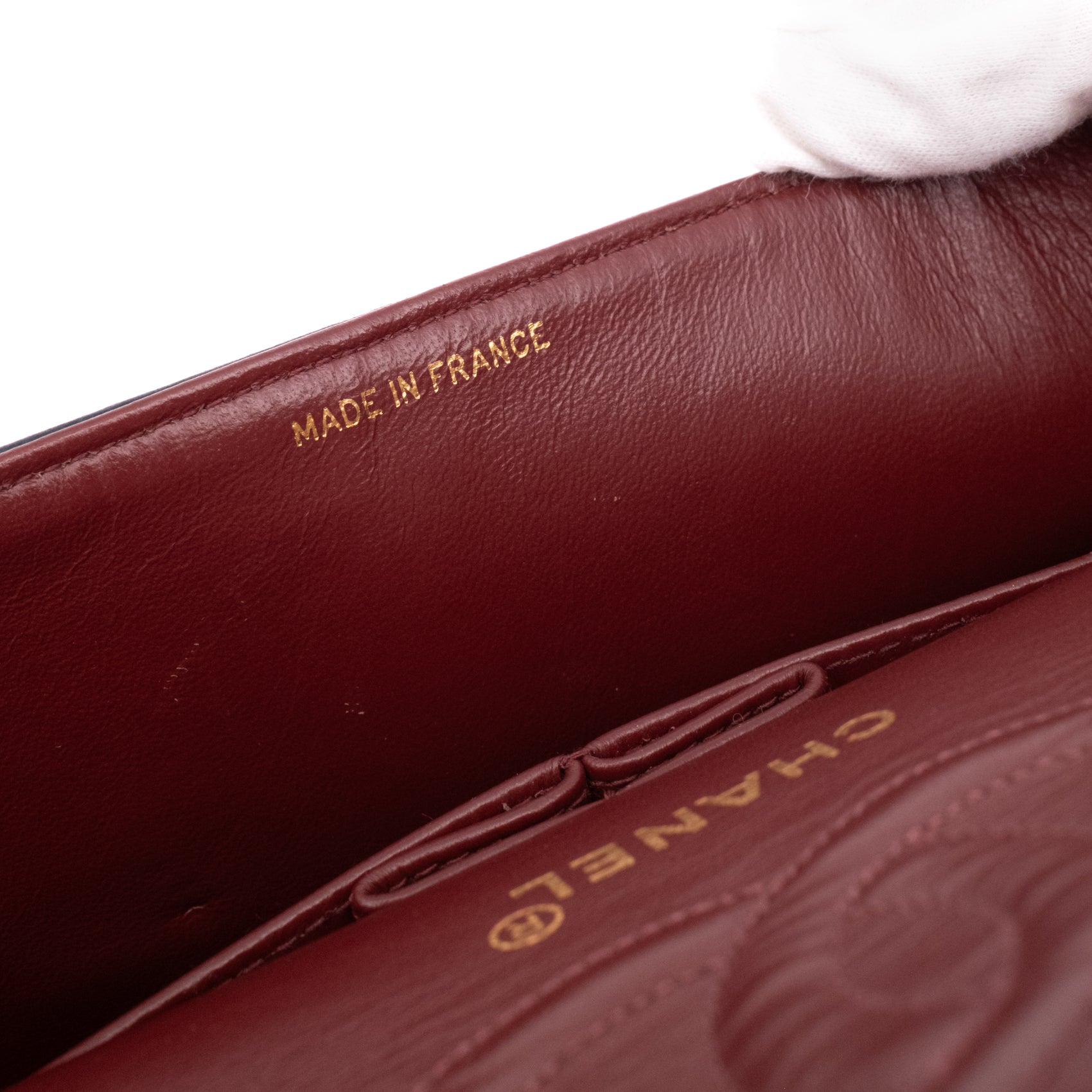 Chanel Classic Double Flap Medium Lammleder Dunkelblau GHW 24k