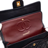 Chanel Classic Double Flap Bag Medium Lammleder Dunkelblau GHW 24k