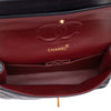 Chanel Classic Double Flap Bag Medium Lammleder Dunkelblau GHW 24k