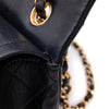 Chanel Classic Double Flap Bag Medium Lammleder Dunkelblau GHW 24k