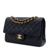 Chanel Classic Double Flap Bag Medium Lammleder Dunkelblau GHW 24k