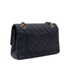 Chanel Classic Double Flap Bag Medium Lammleder Dunkelblau GHW 24k