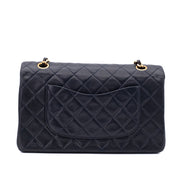 Chanel Classic Double Flap Medium Lammleder Dunkelblau GHW 24k
