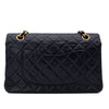 Chanel Classic Double Flap Bag Medium Lammleder Dunkelblau GHW 24k