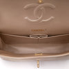 Chanel Classic Double Flap 22C Medium Goatskin Iridescent Beige Gold Cloudy Metallic Ombre GHW Matt