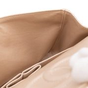 Chanel Classic Double Flap 22C Medium Goatskin Iridescent Beige Gold Cloudy Metallic Ombre GHW Matt
