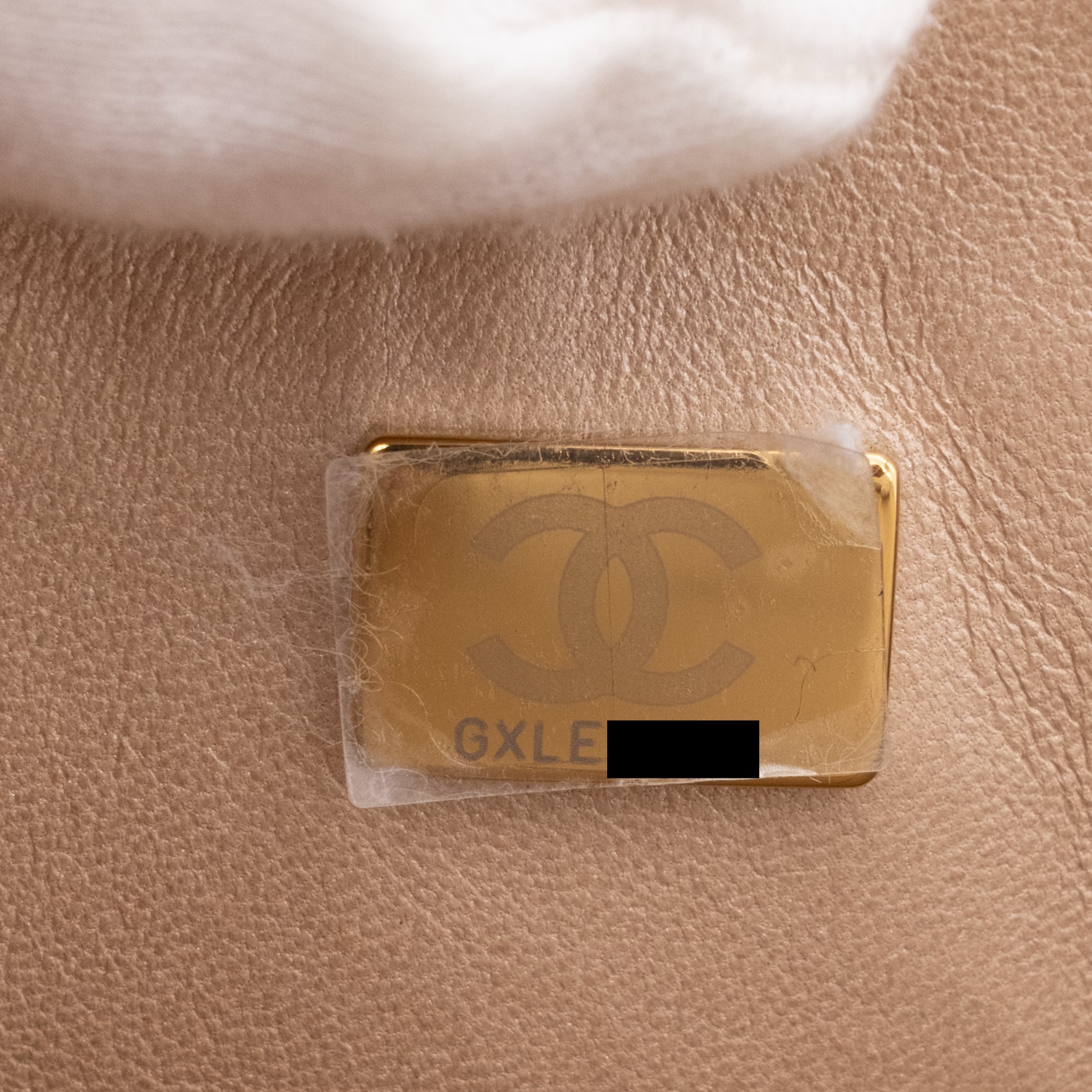 Chanel Classic Double Flap 22C Medium Goatskin Iridescent Beige Gold Cloudy Metallic Ombre GHW Matt