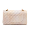 Chanel Classic Double Flap 22C Medium Goatskin Iridescent Beige Gold Cloudy Metallic Ombre GHW Matt