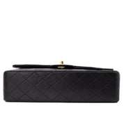 Chanel Classic Double Flap Bag Medium Lammleder Schwarz GHW 24k