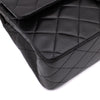 Chanel Classic Double Flap Bag Medium Lammleder Schwarz GHW 24k
