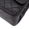 Chanel Classic Double Flap Bag Medium Lammleder Schwarz GHW 24k