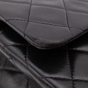 Chanel Classic Double Flap Bag Medium Lammleder Schwarz GHW 24k