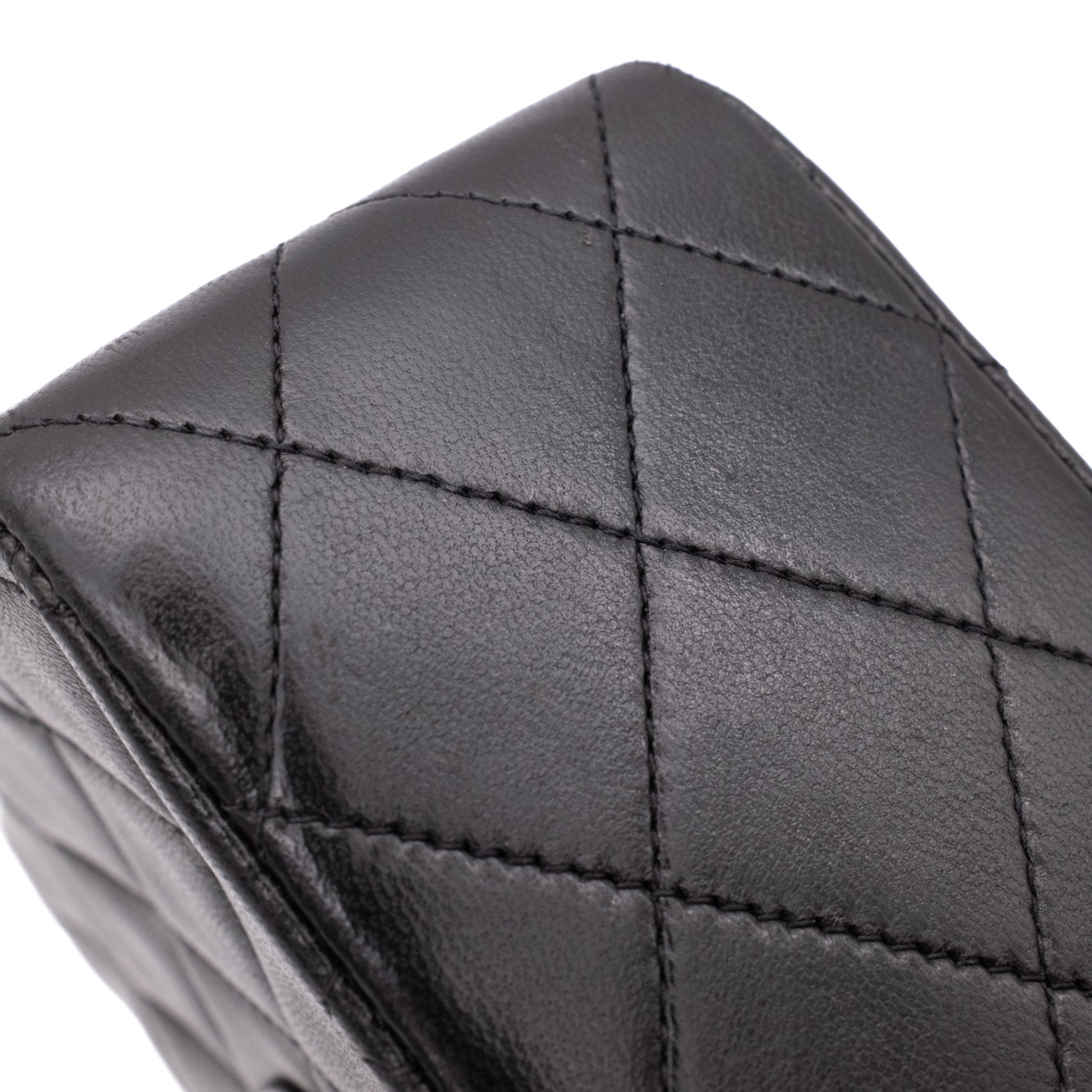 Chanel Classic Double Flap Bag Medium Lammleder Schwarz GHW 24k