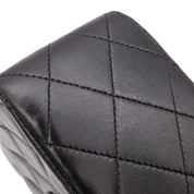 Chanel Classic Double Flap Bag Medium Lammleder Schwarz GHW 24k