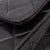 Chanel Classic Double Flap Bag Medium Lammleder Schwarz GHW 24k