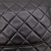 Chanel Classic Double Flap Bag Medium Lammleder Schwarz GHW 24k