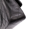 Chanel Classic Double Flap Bag Medium Lammleder Schwarz GHW 24k