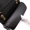 Chanel Classic Double Flap Bag Medium Lammleder Schwarz GHW 24k