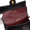 Chanel Classic Double Flap Bag Medium Lammleder Schwarz GHW 24k
