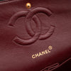 Chanel Classic Double Flap Bag Medium Lammleder Schwarz GHW 24k