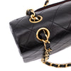 Chanel Classic Double Flap Bag Medium Lammleder Schwarz 24k GHW