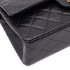 Chanel Classic Double Flap Bag Medium Lammleder Schwarz 24k GHW