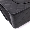 Chanel Classic Double Flap Bag Medium Lammleder Schwarz 24k GHW