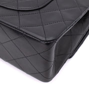 Chanel Classic Double Flap Bag Medium Lammleder Schwarz 24k GHW