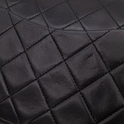 Chanel Classic Double Flap Bag Medium Lammleder Schwarz 24k GHW