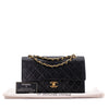 Chanel Classic Double Flap Bag Medium Lammleder Schwarz 24k GHW