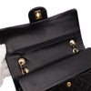 Chanel Classic Double Flap Bag Medium Lammleder Schwarz 24k GHW