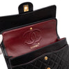 Chanel Classic Double Flap Bag Medium Lammleder Schwarz 24k GHW