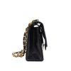 Chanel Classic Double Flap Bag Medium Lammleder Schwarz 24k GHW