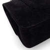 Chanel Classic Double Flap Bag Medium Velourleder Schwarz 24k GHW
