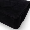 Chanel Classic Double Flap Bag Medium Velourleder Schwarz 24k GHW