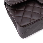 Chanel Classic Double Flap Bag Small 21A Lammleder Braun GHW