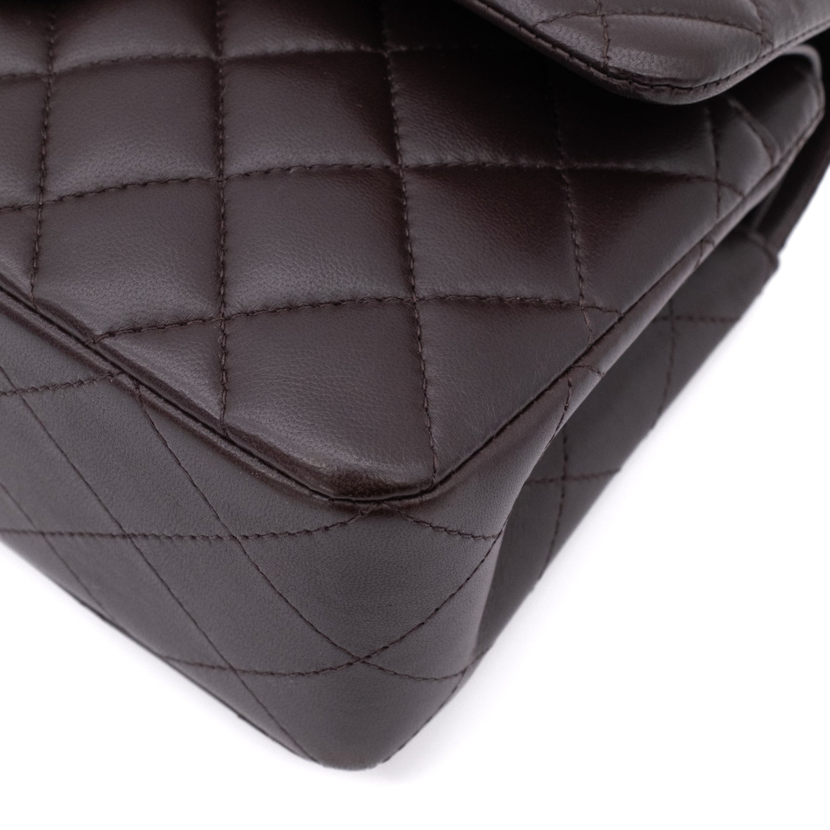 Chanel Classic Double Flap Bag Small 21A Lammleder Braun GHW