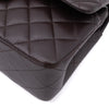 Chanel Classic Double Flap Bag Small 21A Lammleder Braun GHW