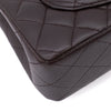 Chanel Classic Double Flap Bag Small 21A Lammleder Braun GHW