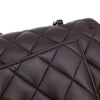 Chanel Classic Double Flap Bag Small 21A Lammleder Braun GHW