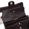 Chanel Classic Double Flap Bag Small 21A Lammleder Braun GHW