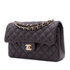 Chanel Classic Double Flap Bag Small 21A Lammleder Braun GHW