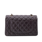 Chanel Classic Double Flap Bag Small 21A Lammleder Braun GHW