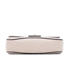 Chanel Classic Single Flap East West Microquilting Jersey Beige Schwarz GHW Matt